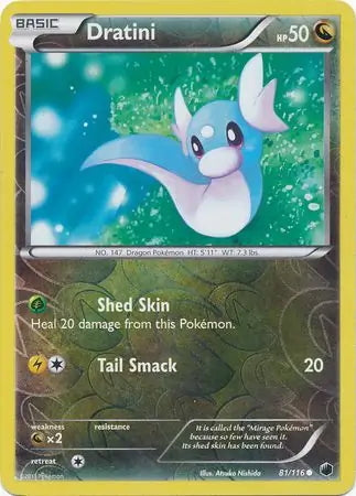 Plasma Freeze Dratini #81/116 reverse holo